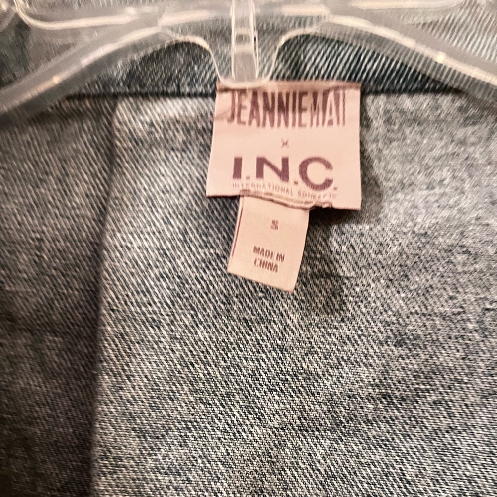 Inc Snap Button Solid Jacket - image 4